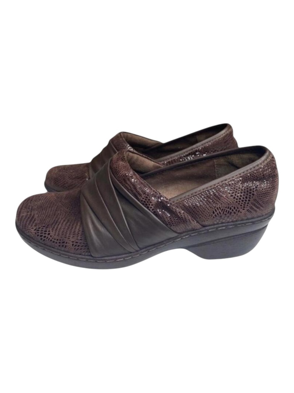 Montana West ★ Medical Comfort Clogs Professional Nursing Shoes ★ Metallic Brown - Picture 8 of 16